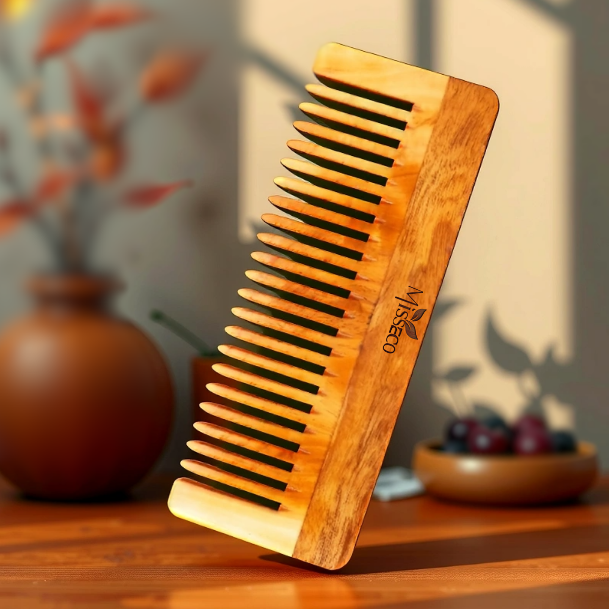 Shampoo Neem Comb | Gentle on Scalp & Ayurvedic Care (Pack of 2 )