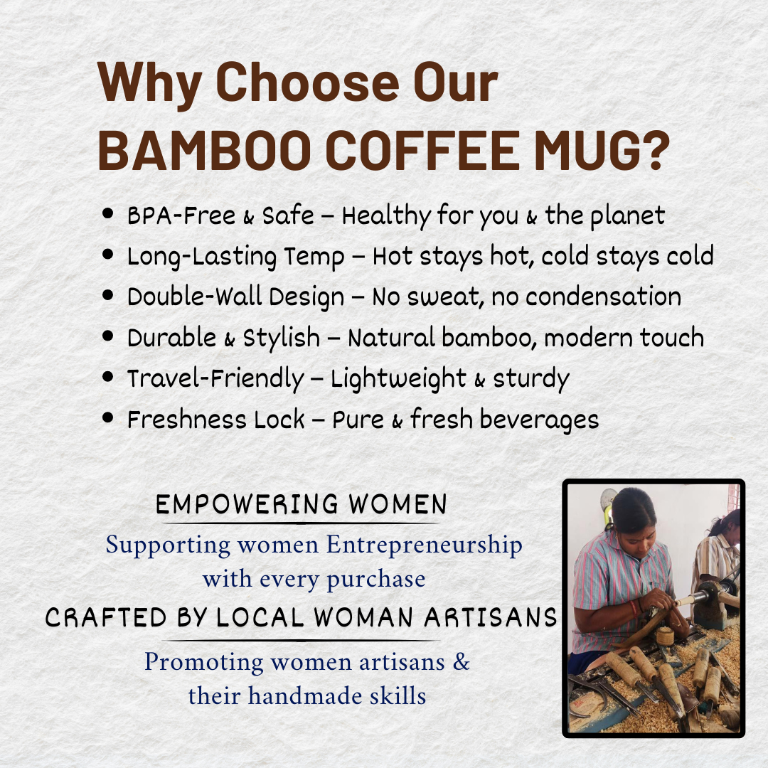 MissEco : Eco Duo Gift Set – Premium Bamboo Coffee Mug for Everyday Use - Image 6