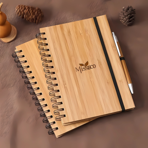 Stylish Bamboo Diary & Pen