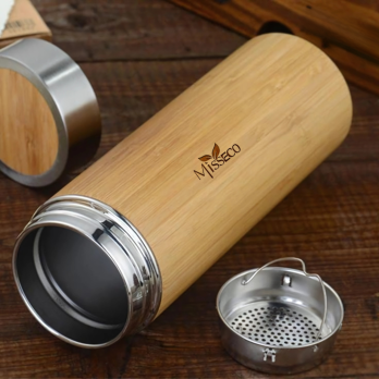 Stylish Bamboo Bottle 450ml