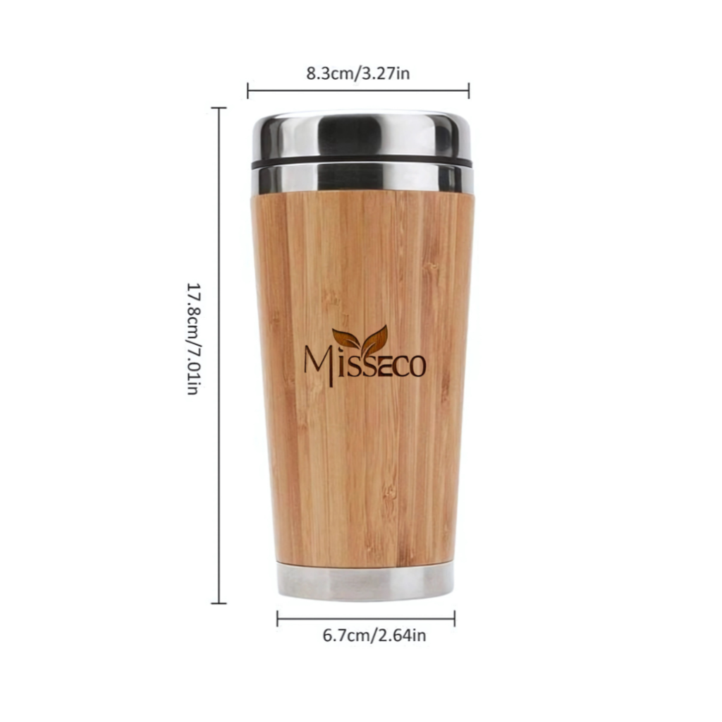 A Premium Eco-Friendly Bamboo Tumbler – Stylish & Durable I Insulated & Leakproof (450 ml) - Image 6