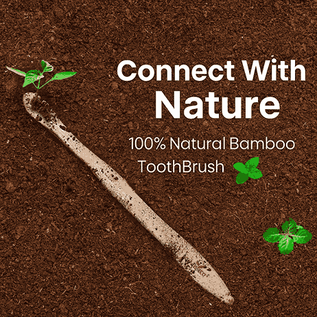 Eco-friendly Bamboo Toothbrush With 20,000 Ultrafine Nano Bristles | Doctor's Suggest Toothbrush I BPA Free (Pack of 1) - Image 6