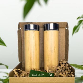 MissEco : Premium Bamboo Bottle Combo | Eco Gift for All Occasions