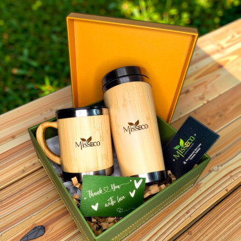 MissEco : Drinkware Duo – Premium Coffee Mug & Sipper Combo
